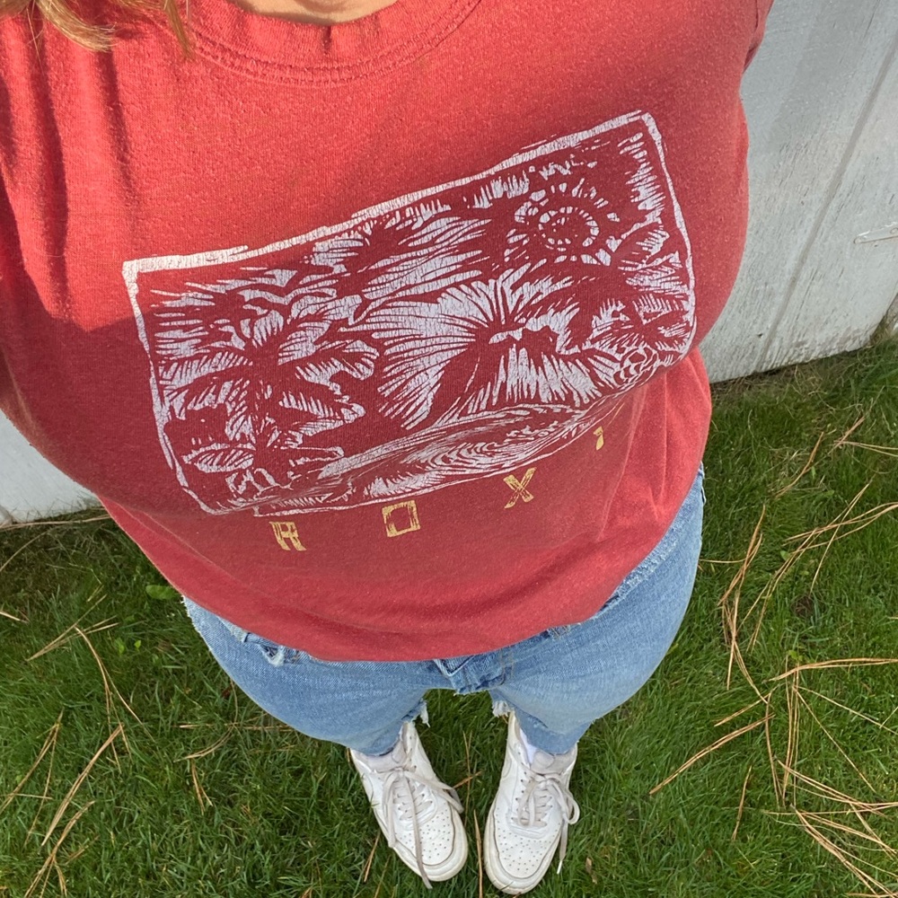 Orange Roxy Tee - Picture 2 of 3